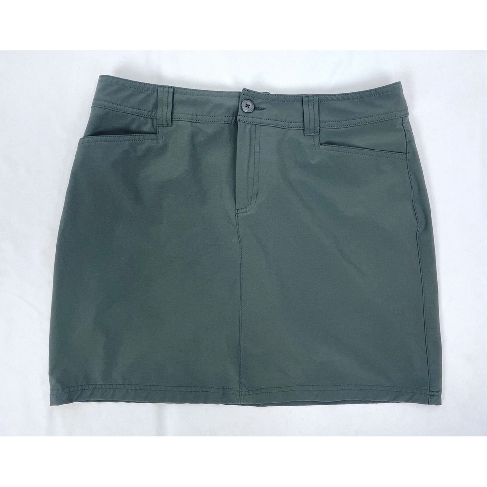 Eddie Bauer Women Size 8 Skirt Skort Gray Outdoors Hiking